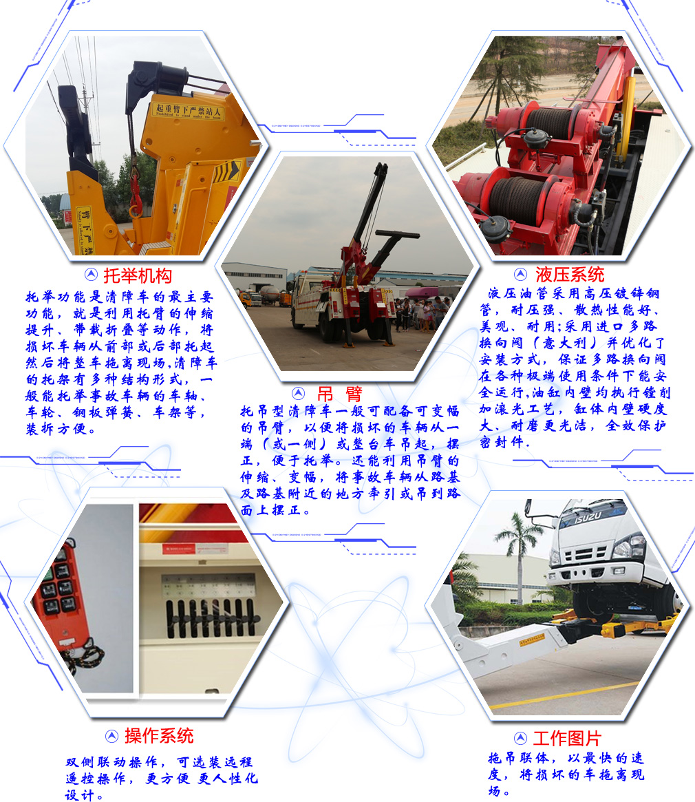 重汽豪沃前四后八CLW5311TQZZ5一托一清障車