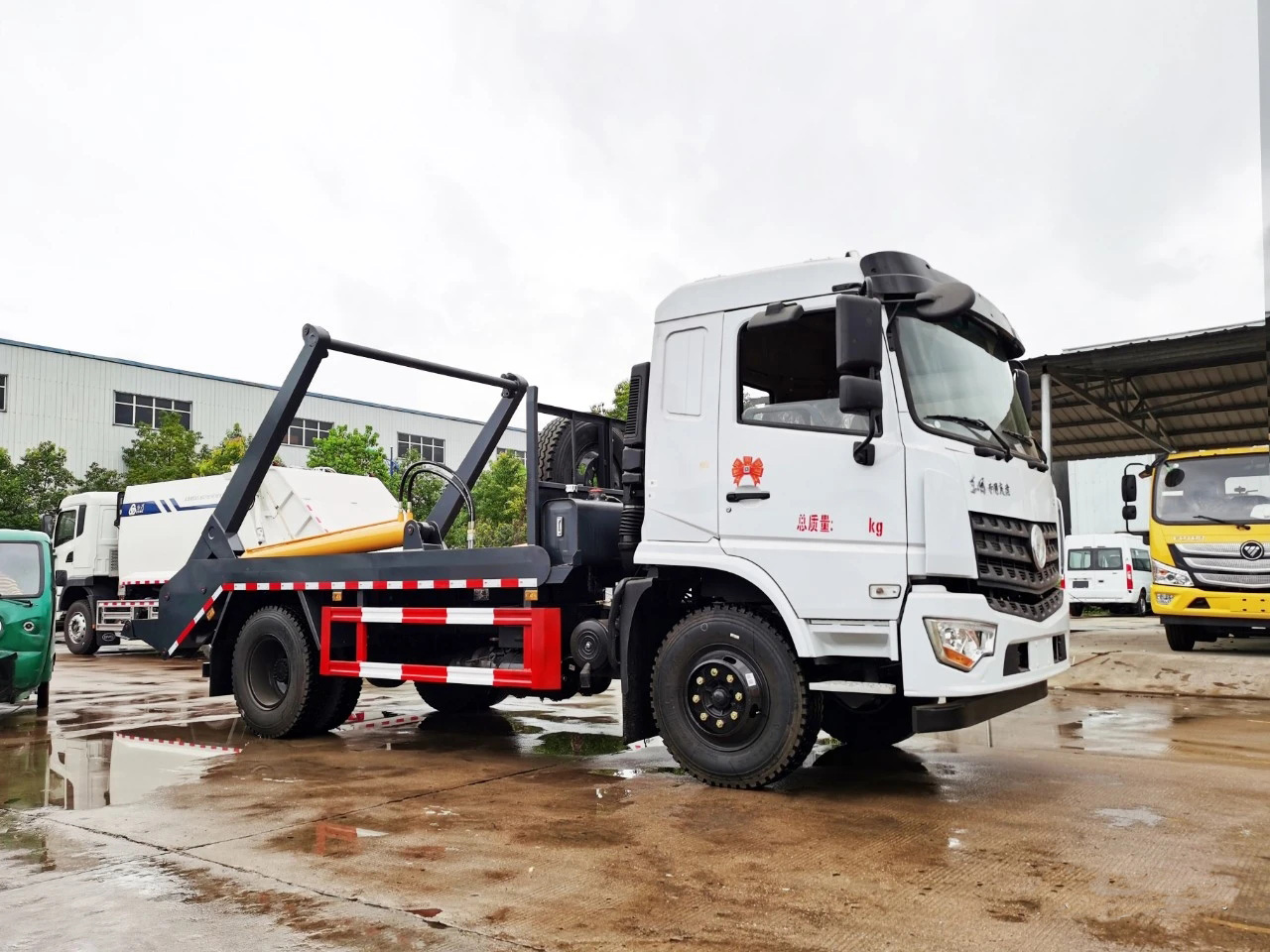 國六【10立方】東風D3專用底盤 擺臂垃圾車